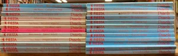 Tami Hoag, Julie Warren, Shirley Kennedy - 24 db Pamela könyv: Miért csak éjjel?, Gyengéd erőszak, Beszéljen a csók!, Bújj hozzám!, Szerelem végszóra, Felcsillanó emlék, Vágyom a csókjaidra!, Esküvő helyett..., Pénzért is lehet..., Déltengeri álmok, Játék a szerelemmel,