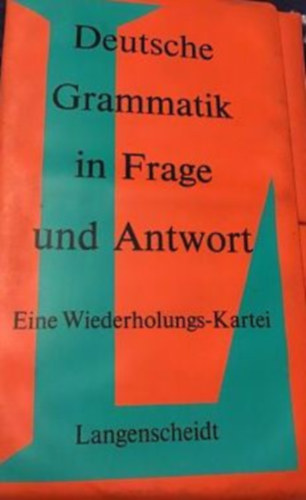 Gerhard Hofmann - Deutsche Grammatik in Frage und Antwort (krtyk)