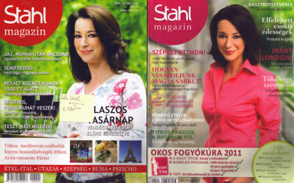 Stahl Judit (fszerk.) - 2 db Stahl magazin: 2009. tavasz-nyr + 2011. tavasz