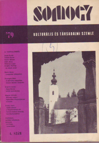 Somogy Kultur�lis �s T�rsadalmi Szemle 1979. 4.sz�m