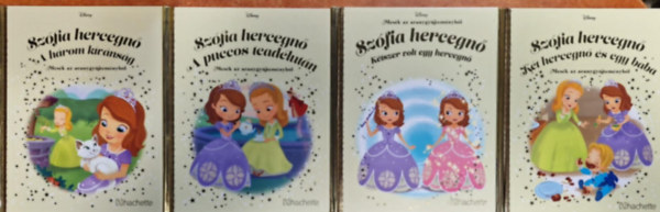 Walt Disney - 4db Walt Disney - Sz�fia hercegn�:A h�rom k�v�ns�g,A puccos tead�lut�n,K�tszer volt egy hercegn�,K�t hercegn� �s egy baba