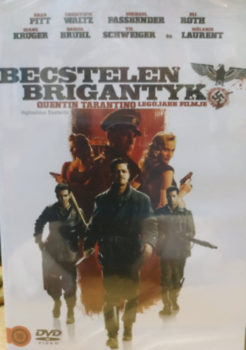 Quentin Tarantino, Brad Pitt, Christopher Waltz - Becstelen brigantyk (1 DVD)