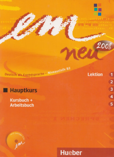 Susanne Schwalb (Szerk.), Michaela Perlmann-Balme (Szerk.) - Em Neu - Deutsch als Fremdsprache - Niveaustufe B2 Kursbuch+Arbeitsbuch /Lektion 1-5