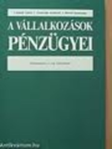 Csandi gnes-Gyurcsk Ferencn-Hevesi Zsuzsanna - A Vllalkozsok pnzgyei