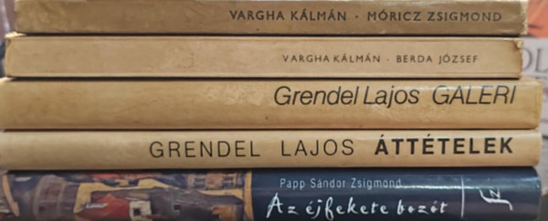 Grendel Lajos, Vargha Kálmán, Papp Sándor Zsigmond - Magyar kortárs irodalmi könyvcsomag