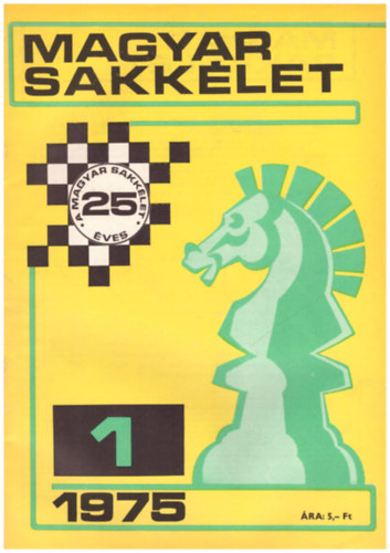 szerk: Brczay Lszl - magyar sakklet 1975. XXV. teljes vfolyam