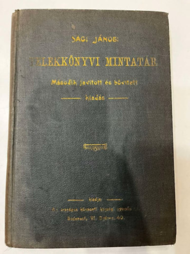 Sgi Jnos, Vajda Adolf - Telekknyvi mintatr 1904