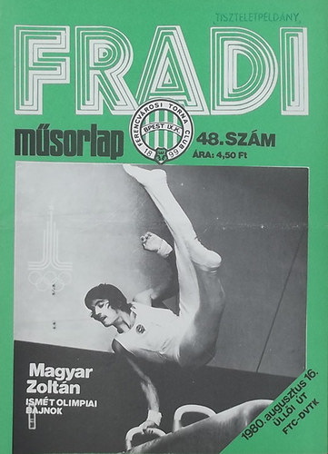 Nagy Bla (szerk.) - Fradi msorlap 48. szm