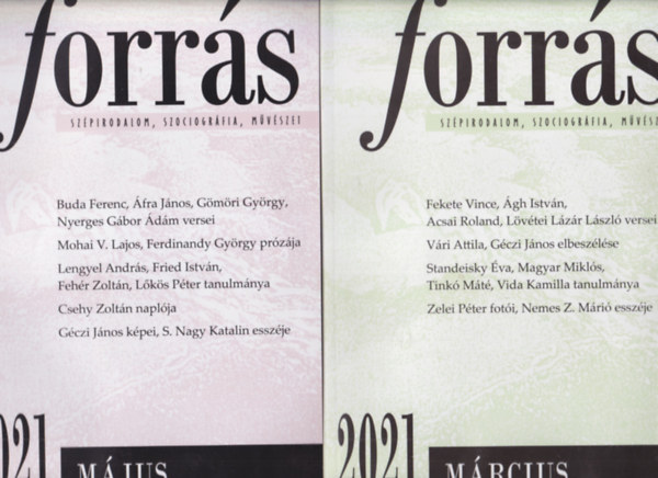 F�zi L�szl� (szerk.), Buda Ferenc (szerk.) - Forr�s 2021 m�rcius, m�jus