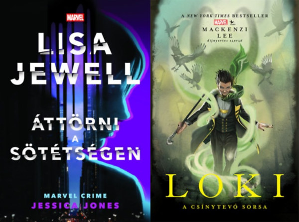Lisa Jewell, Mackenzie Lee - 2 db Marvel regny: Marvel: Loki - A csnytev sorsa + ttrni a sttsgen - Jessica Jones