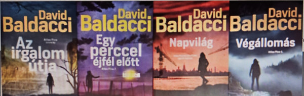 David Baldacci - Atlee Pine sorozat 1-4. (Az irgalom útja, Egy perccel éjfél előtt, Napvilág, Végállomás)