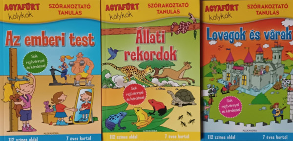 Agyafrt klykk:  Lovagok s vrak + Az emberi test + llati rekordok (3 m)