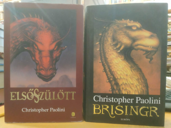 Christopher Paolini - 2 db Eragon kötet: Elsőszülött + Brisingr