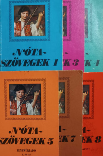 Leszler Jzsef (vlogatta) - Ntaszvegek - 1, 3, 4, 5, 7, 8 (6 ktet)