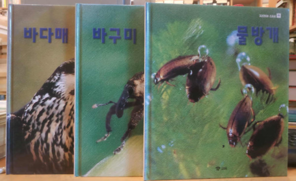 3 db A term�szet rejt�lyei sorozat: (19.) V�zibog�r (B�v�rbog�r) + (23.) Zsizsik + (24.) Tengeri s�lyom