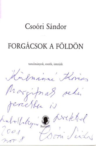 Csori Sndor - Forgcsok a fldn