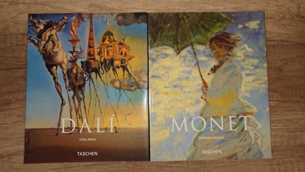 Salvador Dal�, Claude Monet - 2 k�tet a Taschen sorozat�b�l: Monet, Dal�