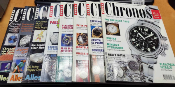 8 db Chronos rakatalgus, nmet nyelven (sajt fot)