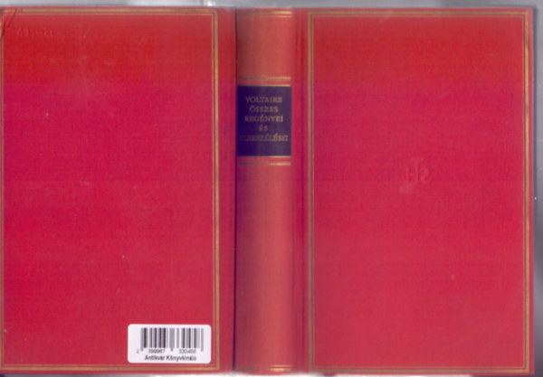 Francois Voltaire, Szerkesztette: Horváth Gabriella - Voltaire összes regényei és elbeszélései (Helikon Klasszikusok - Utószó: Lakits Pál)