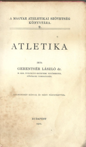 Dr. Gerentsr Lszl - Atletika