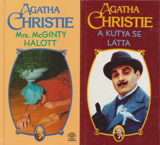 Agatha Christie - 2 db. krimi (Mrs. McGinty halott + A kutya se látta)