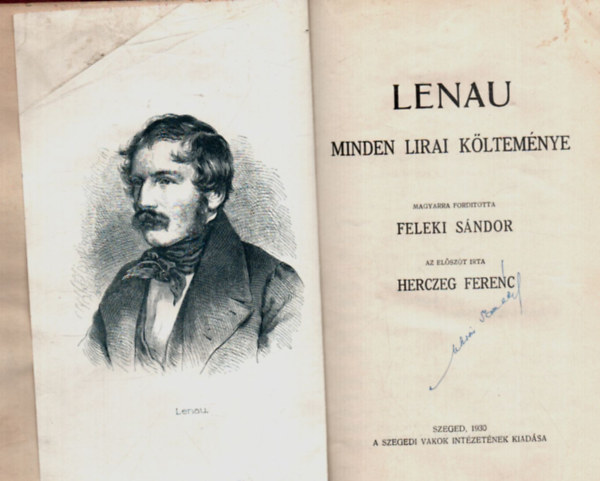 Lenau - Lenau minden lirai k�ltem�nye