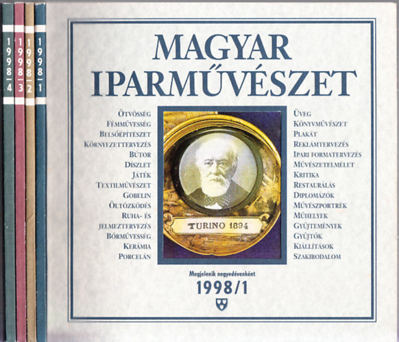 Antal Mariann (szerk.) - Magyar iparmvszet 1998/1-4. (teljes vfolyam)