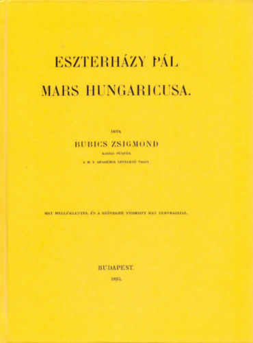 Bubics Zsigmond - Eszterh�zy P�l Mars Hungaricusa