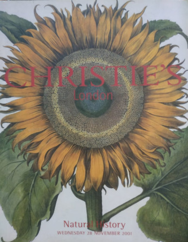Christie's London - Christie's: Natural History - Wednesday 28 November 2001