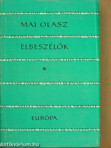 Lator Lszl (szerk.) - Mai olasz elbeszlk