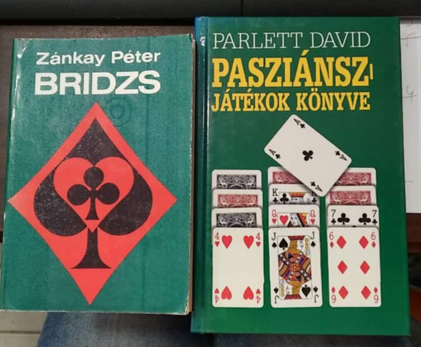 David Parlett, Z�nkay P�ter - 2 db m�: Paszi�nsz-j�t�kok k�nyve + Bridzs