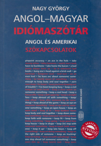 Nagy György - Angol-magyar idiómaszótár