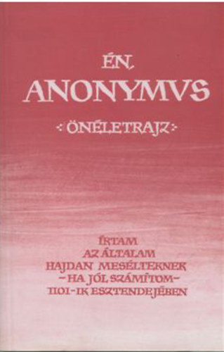 Prof. Dr. Vajay Szabolcs - n, Anonymus (nletrajz)