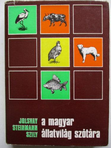 Jolsvay -Steinmann -Szily - A magyar llatvilg sztra