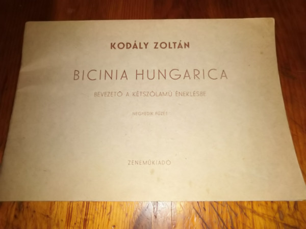 Kodly Zoltn - Bicinia Hungarica 4.