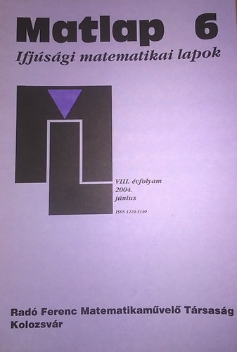 Matlap 6 - Ifjsgi matematikai lapok 2004. jnius