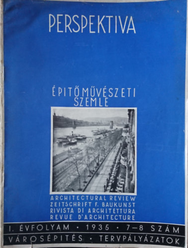 Weichinger Kroly (szerk.) - Perspektva - ptmvszeti Szemle 1935. I. vfolyam, 7-8. szm