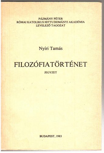 Nyri Tams - Filozfiatrtnet