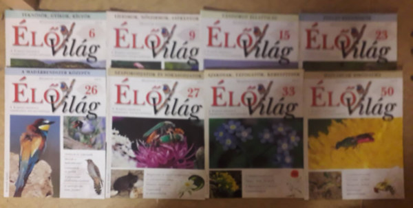 Ujhelyi Pter (szerk.) - 8 db szrvnyszm az lVilg magazin szmai kzl