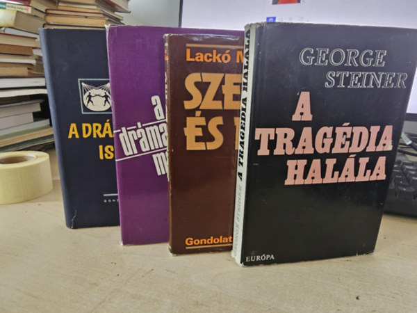 Hevesi Sndor, Lack Mikls, George Steiner - 4db-os KNYVMENT AJNLAT: A drmars iskolja+ A drma mvszete ma+ Szerep s m+ A tragdia halla