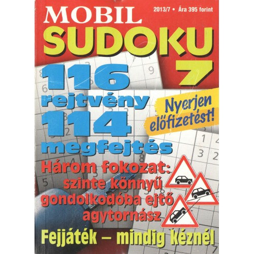 Mobil sudoku 2013/7
