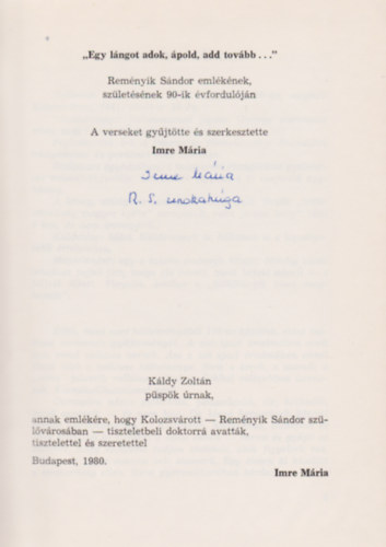 Rem�nyik S�ndor - Jelt �d Az Isten