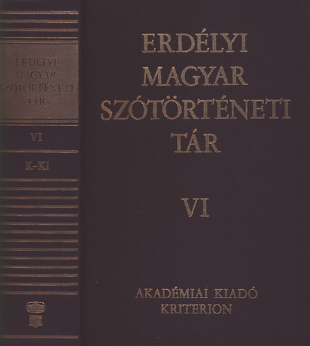 Szab T. Attila - Erdlyi magyar sztrtneti tr VI. K-KI
