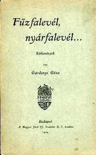 Grdonyi Gza - Fzfalevl nyrfalevl...