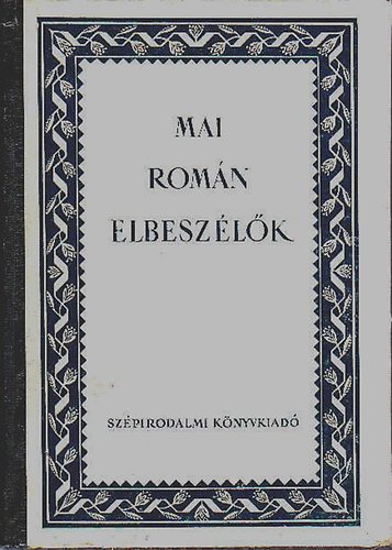 Mai romn elbeszlk