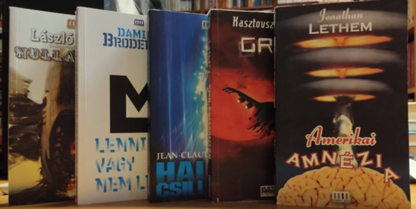 Damien Broderick, Jean-Claude Dunyach, Jonathan Lethem, Lszl Zoltn, Kasztovszky Bla - 5 db Galaktika ktet: Amerikai amnzia; Grin; Halott csillagok; Lenni vagy nem lenni; Nulla pont