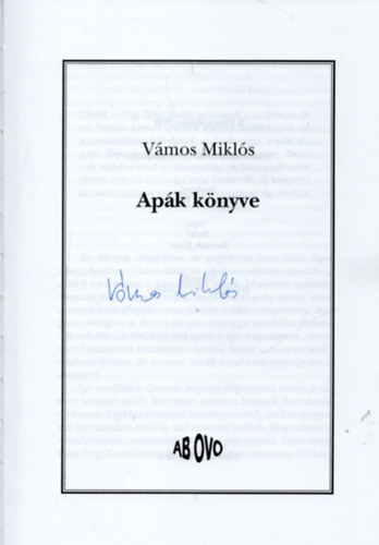 Vmos Mikls - Apk knyve