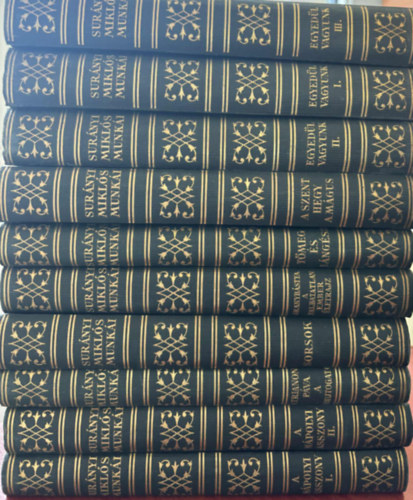 Surányi Miklós - 10 db Surányi Miklós Műveinek Emlékkiadásából