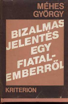 Méhes György - Bizalmas jelentés egy fiatalemberről