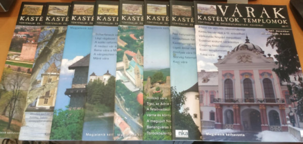 Ksa Pl (szerk.) - 8 db Vrak, kastlyok, templomok - Trtnelmi s rksgturisztikai folyirat